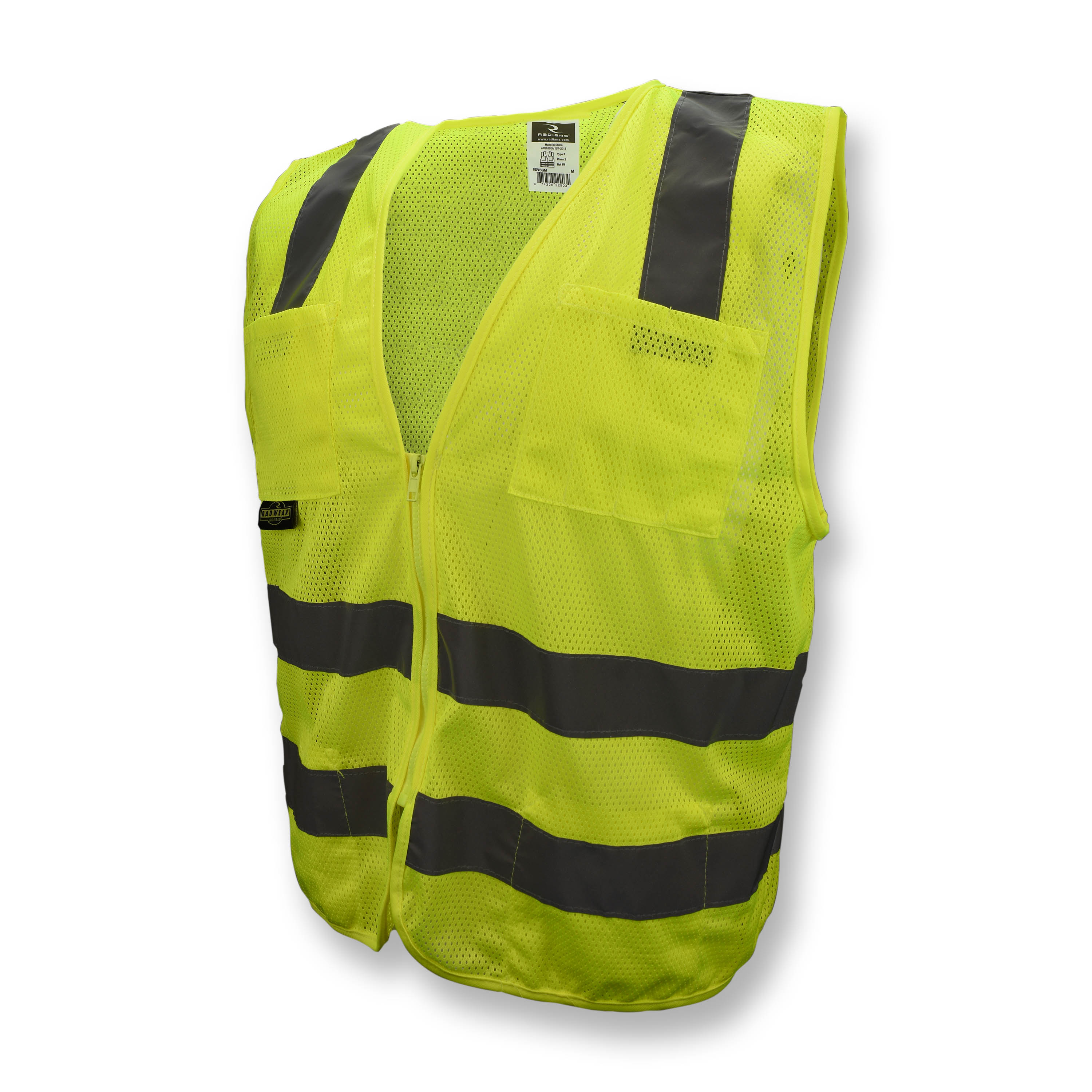 SV8 Standard Type R Class 2 Mesh Safety Vest - Green - Size 2X - Safety Vests